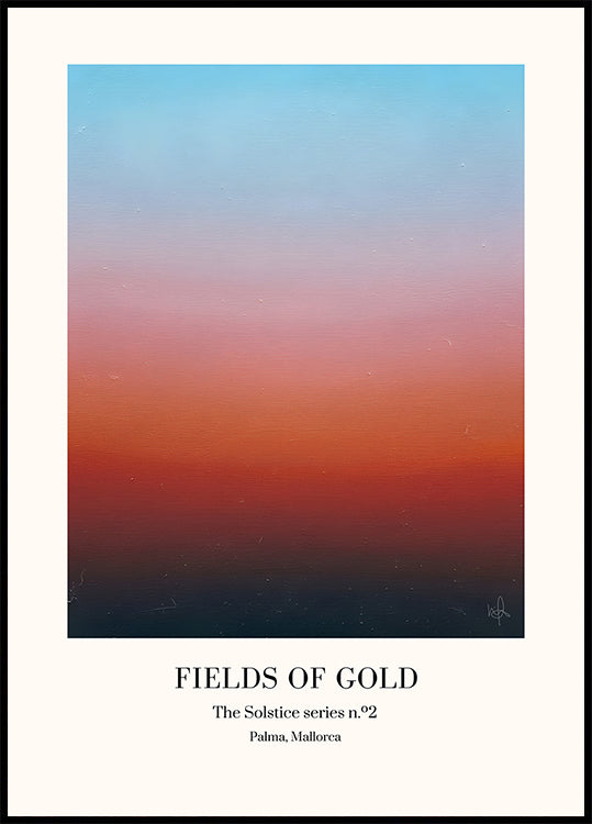 Fields of Gold -  The Solstice Series Nr. 2 Plakat