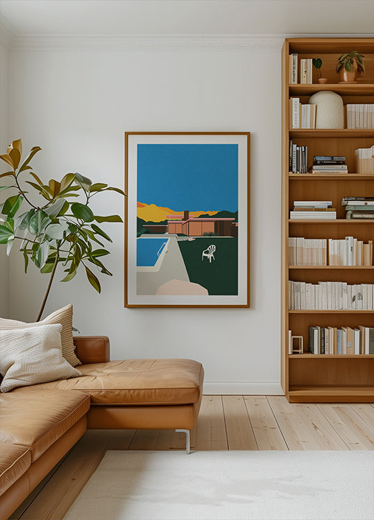 Kaufmann Desert House Poolside Plakat