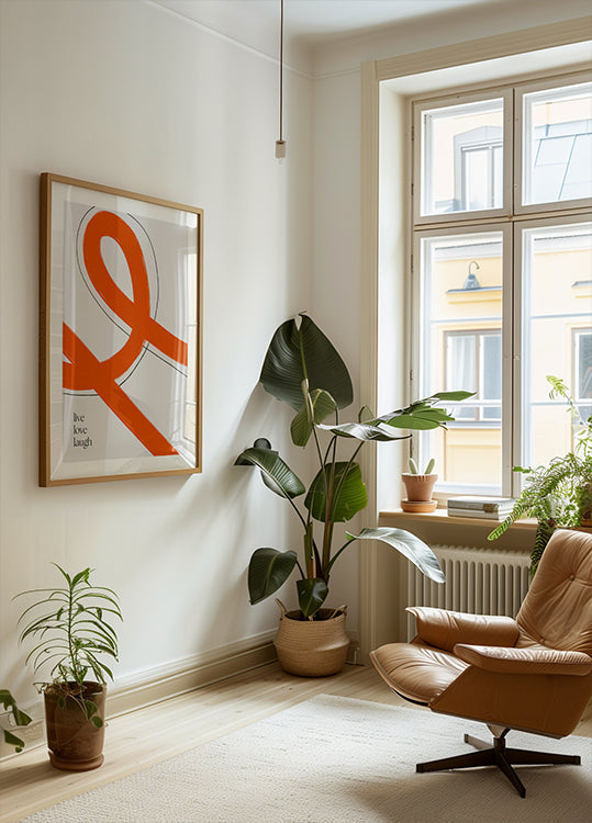 Lofe, love, laugh Plakat