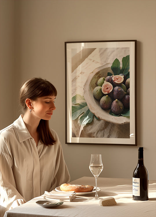 Figs In a Bowl Plakat