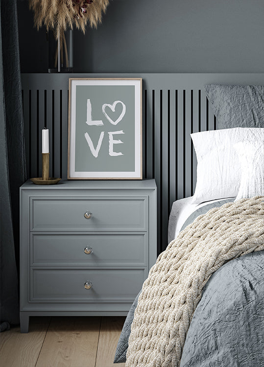 LOVE Toothy Green Plakat