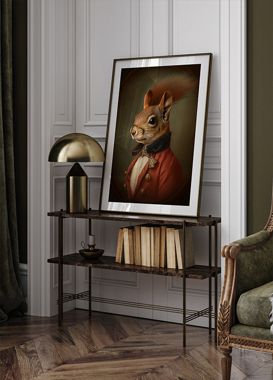 Squirrel Portrait Plakat