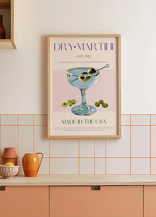 Classic Martini Charm Plakat