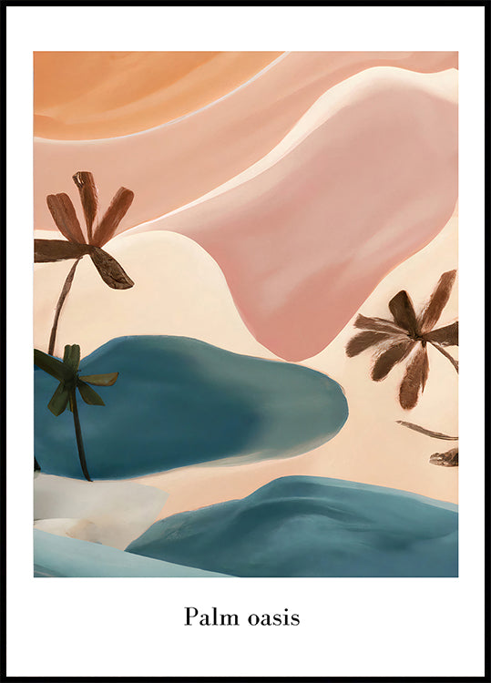 Palm Oasis Plakat