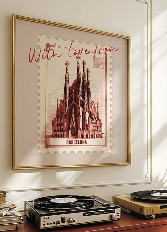 With Love From Barcelona Plakat
