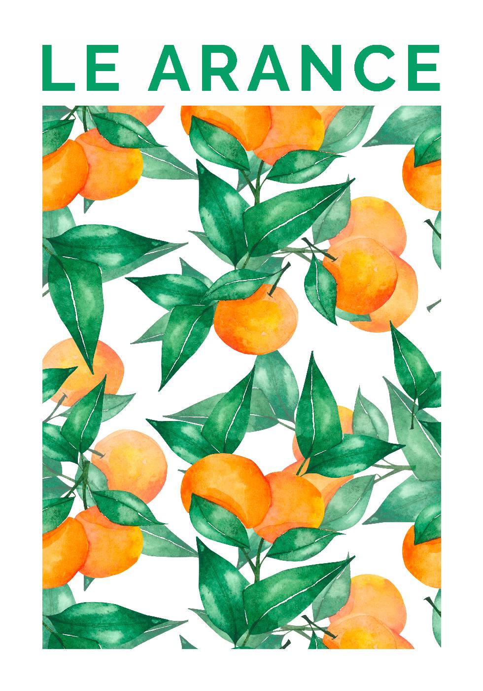 Oranges Plakat - Posterbox.no