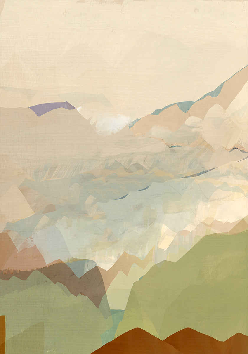 Peachy Mountain Range 3 Plakat