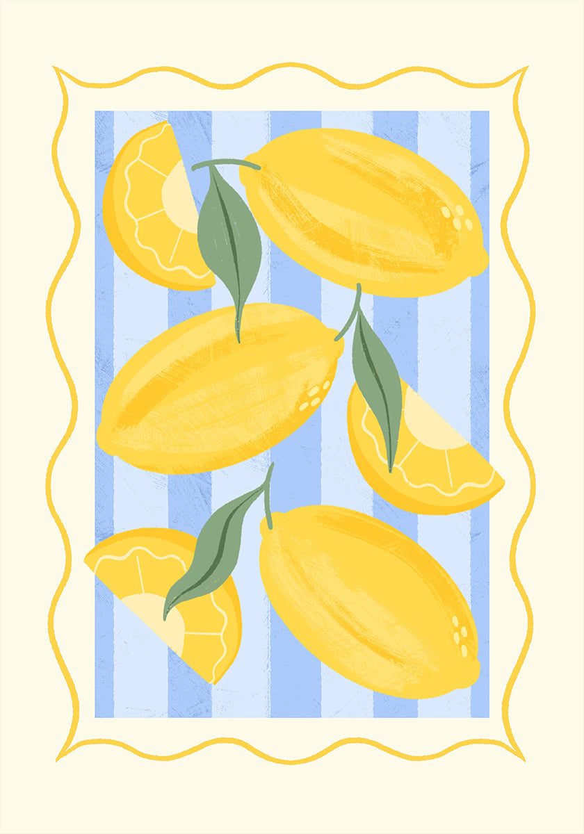 Lemons of Italy Plakat