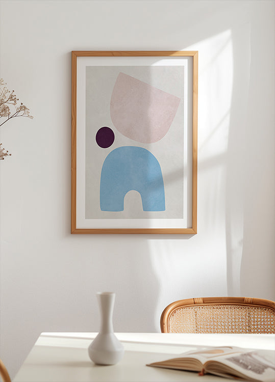 Curved shapes 5 Plakat