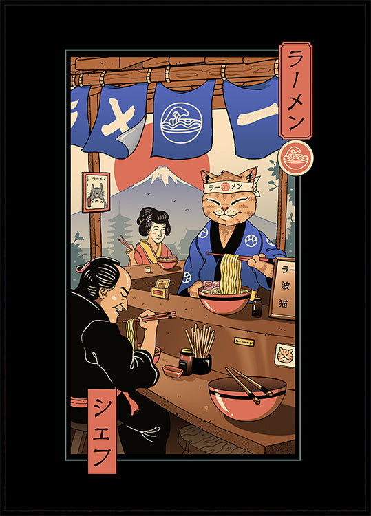 Ramen Meowster Plakat
