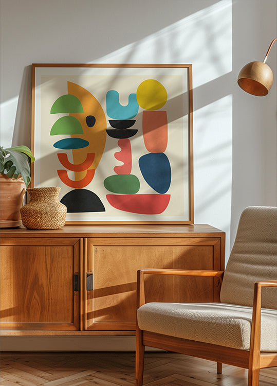 Minimal Abstract Geometry 1 Plakat