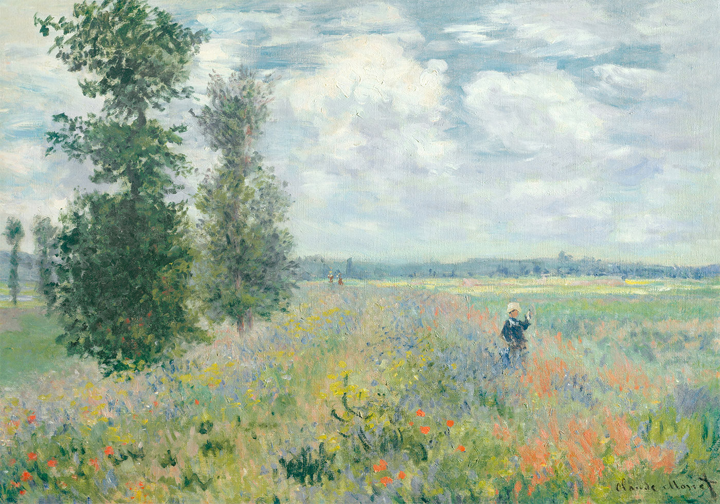 Poppy Fields 1875 Plakat by Claude Monet