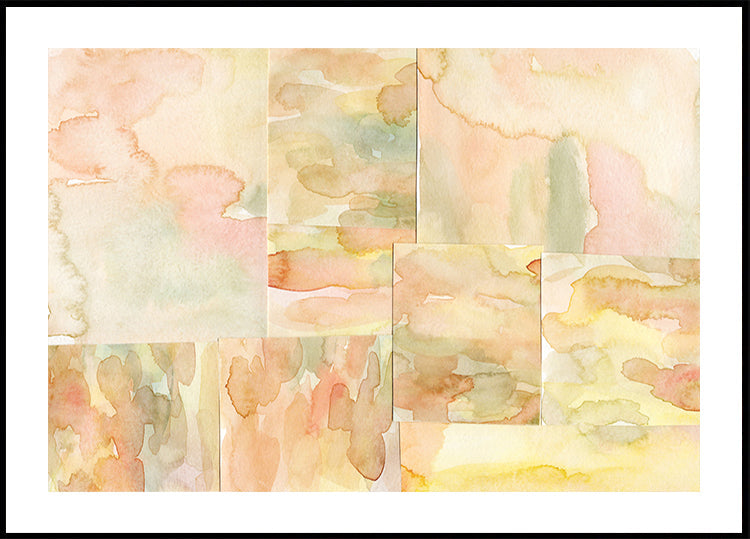 Abstract Composition 4 horizontal Plakat