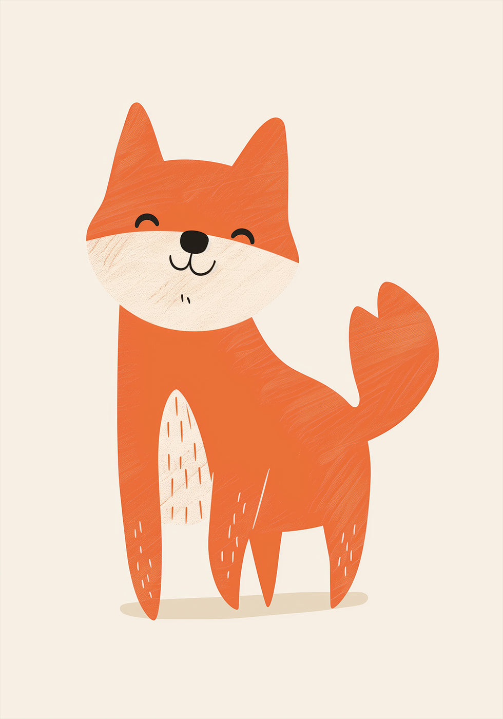 Smiling Fox Plakat