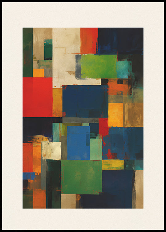 Painted Blocks Plakat