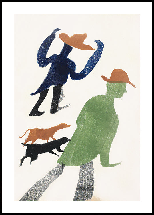 Cowboys - Hot Printing Plakat