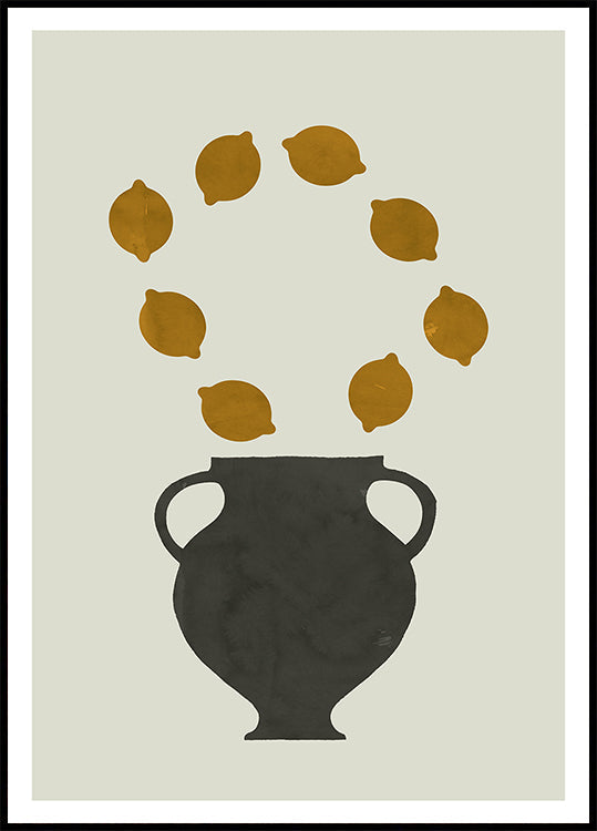 Citrus &amp; Clay Study 1 Plakat