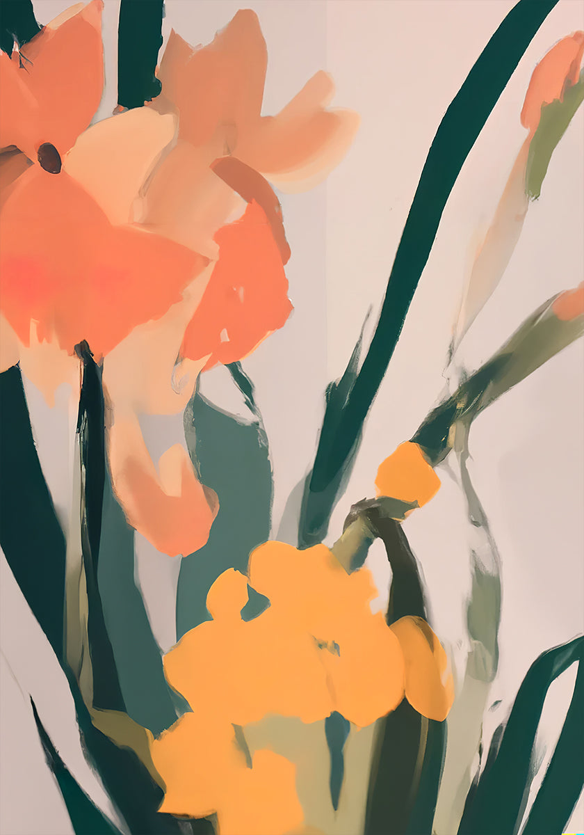 Colorful Flowers Plakat