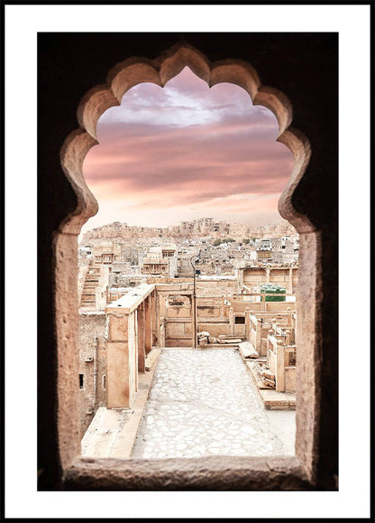 India Jaisalmer City & Fort At Sunset Plakat - Posterbox.no