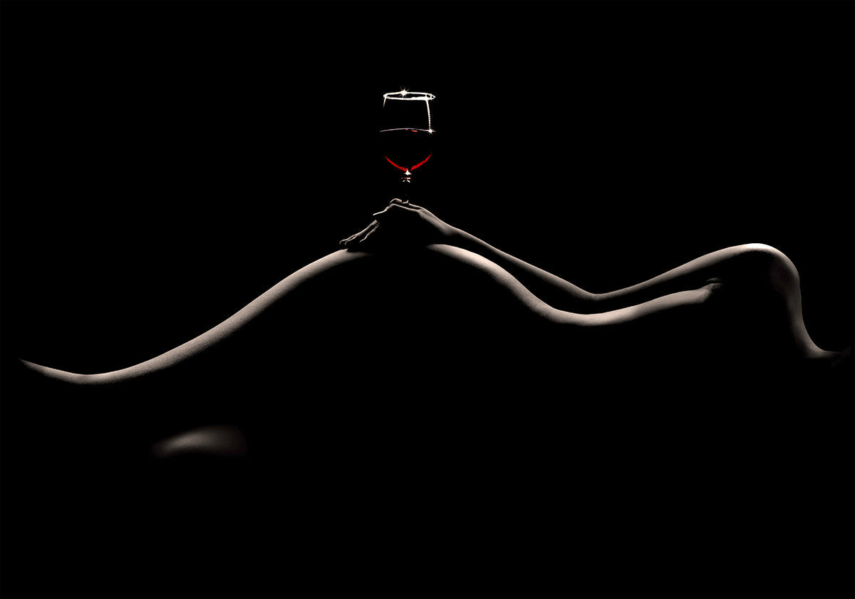 Bodyscape: Wine Tasting Plakat