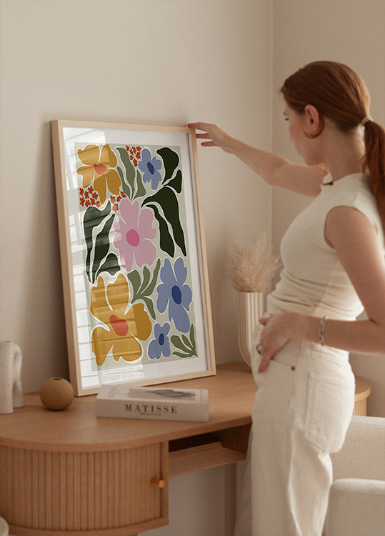 Nostalgic Flora Plakat