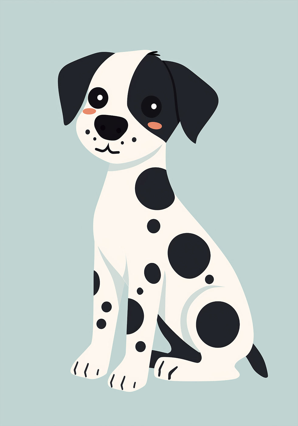Spotted Puppy Plakat