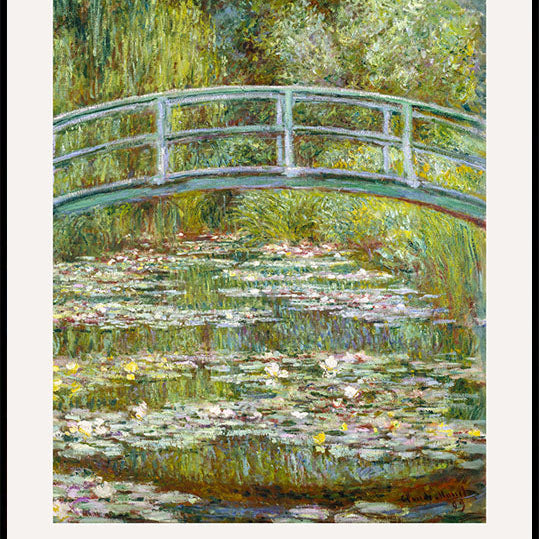 Bridge Over a Pond 1899 Plakat by Claude Monet - Posterbox.no