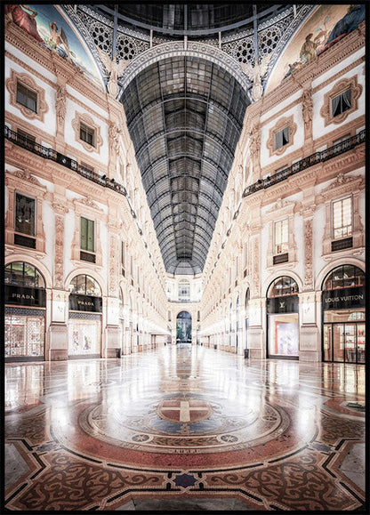 Galleria Vittorio Emanuele Plakat - Posterbox.no