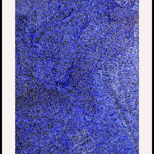 Yayoi Kusama Blue Infinity Net Plakat - Posterbox.no