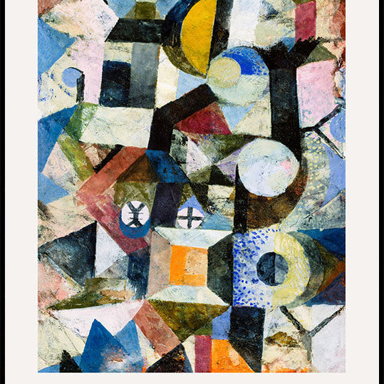 Yellow Half-Moon 1918 by Paul Klee Plakat - Posterbox.no