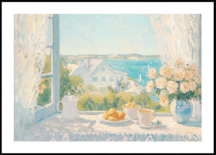 Morning Serenity by the Sea Plakat