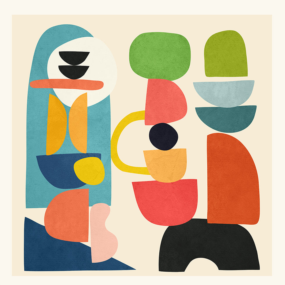 Minimal Abstract Geometry 2 Plakat