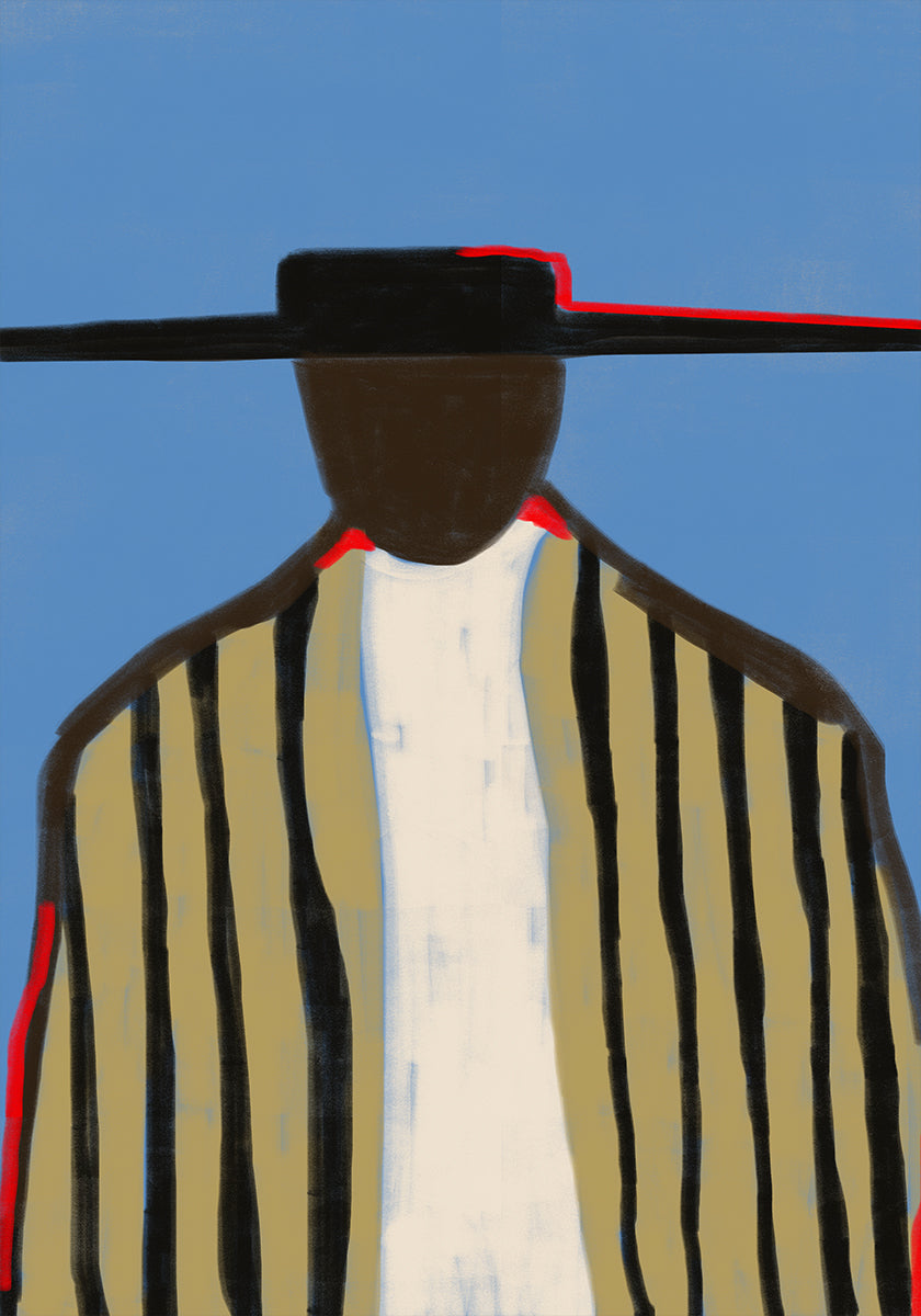 Bold Hat and Stripes New Mexico Style Plakat