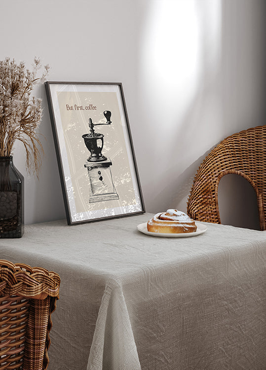 But First, Coffee Plakat