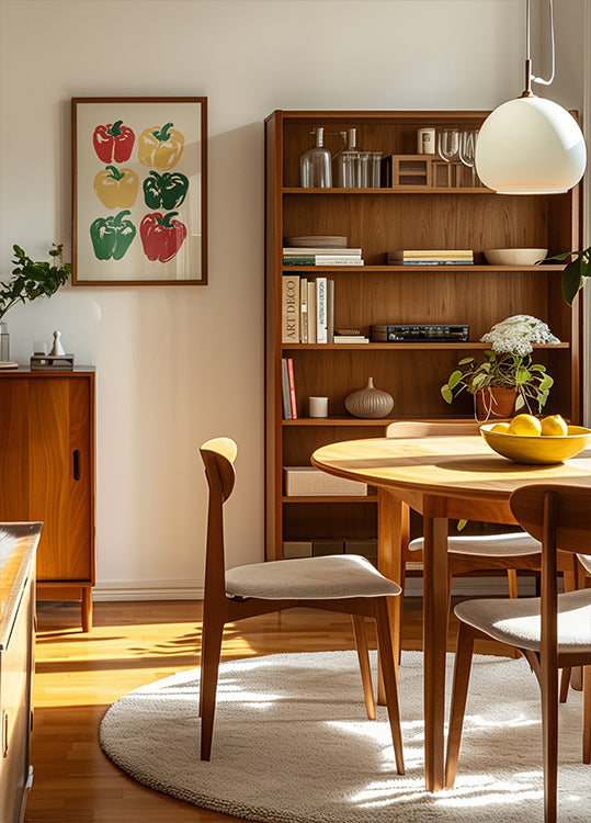 Colorful Bell Peppers Art Plakat