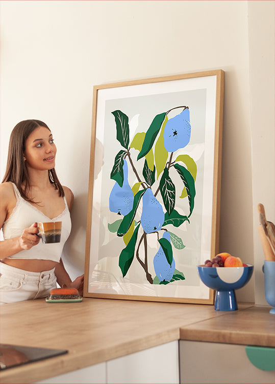 Blue Pears Plakat