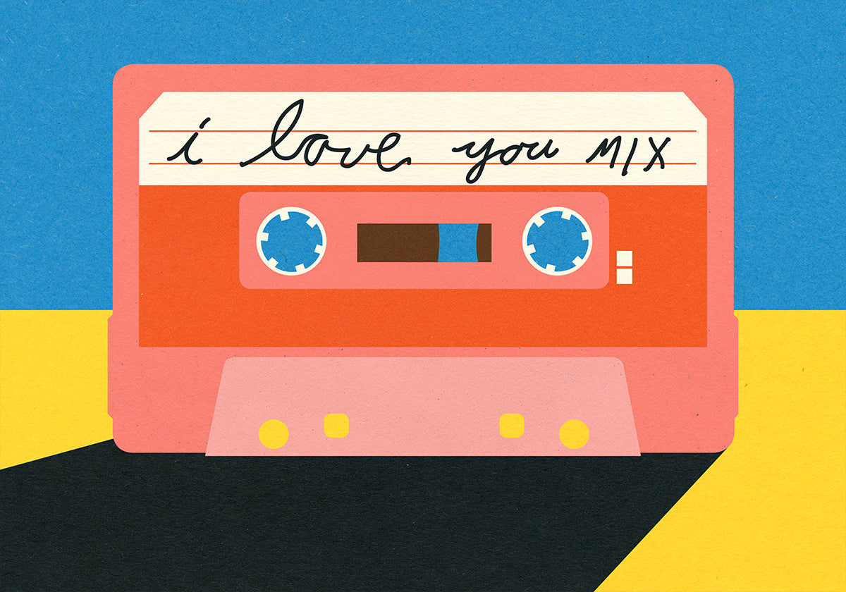 I Love You Mix Tape Plakat