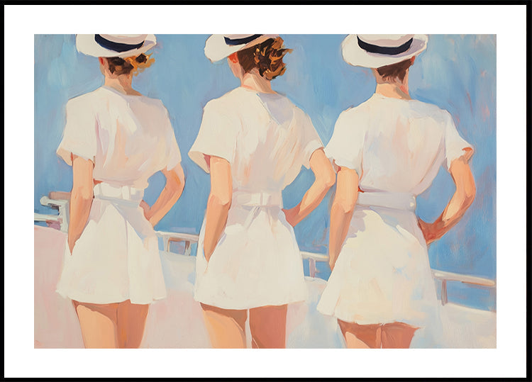 Retro Three Sailors Plakat