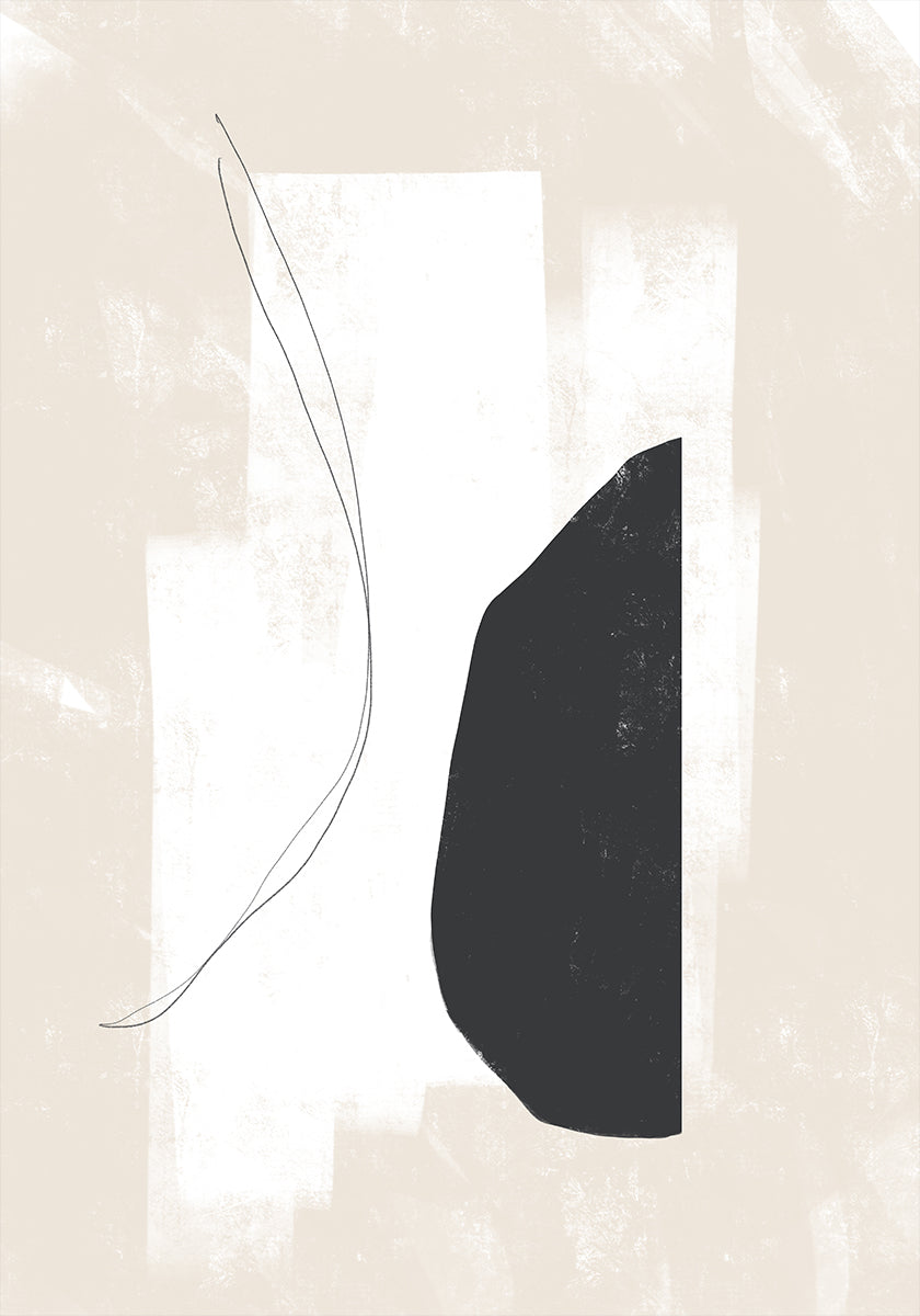 Monochrome Harmony Plakat