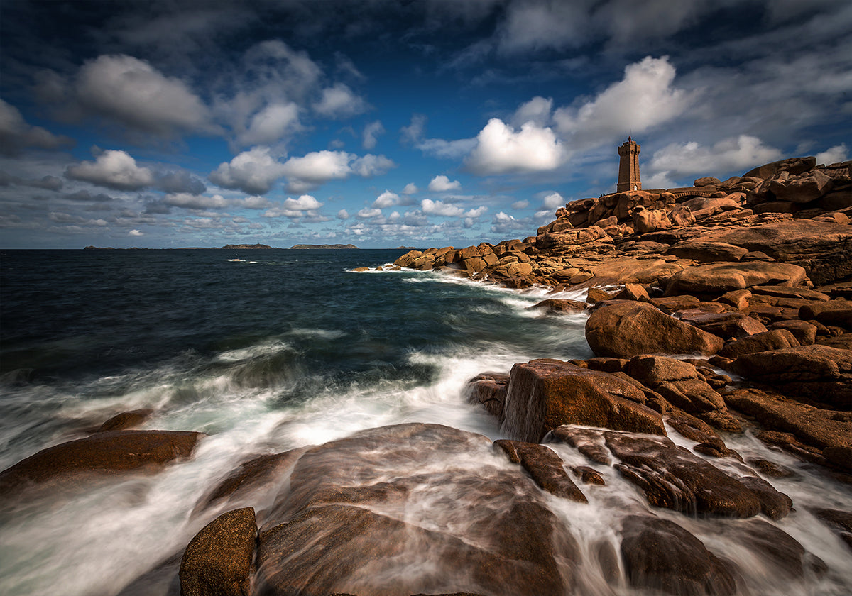 Le phare de Ploumanac'h Plakat