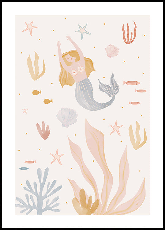 Let's Be Mermaids Plakat