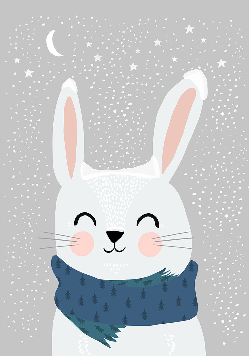 Winter Bunny Bliss Plakat