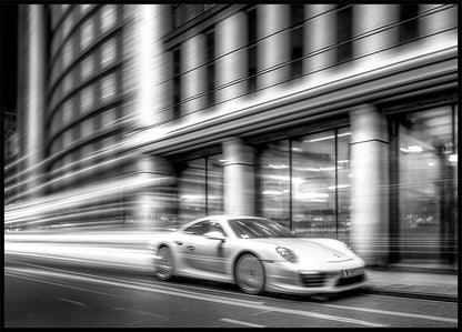 Porsche 911 in Motion Plakat - Posterbox.no