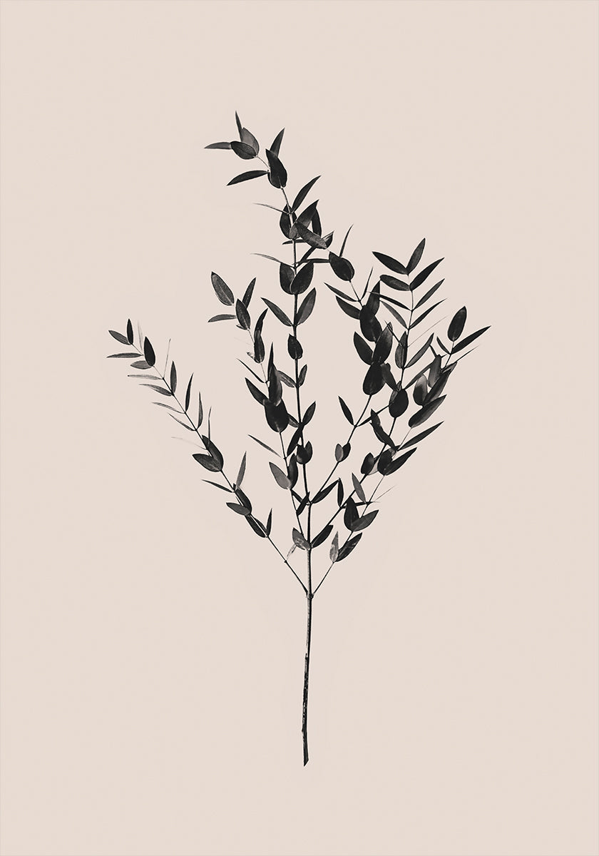 Inky Botanical Plakat