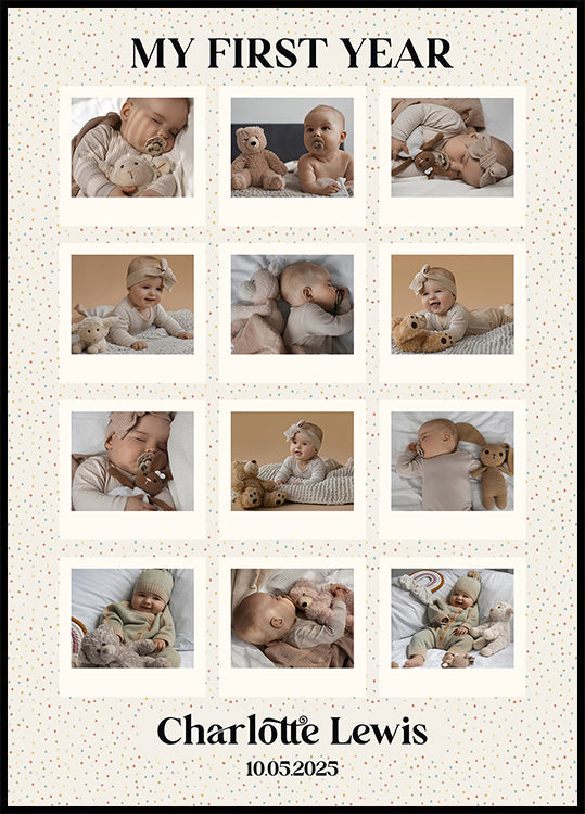 Baby's First Year Personal Plakat