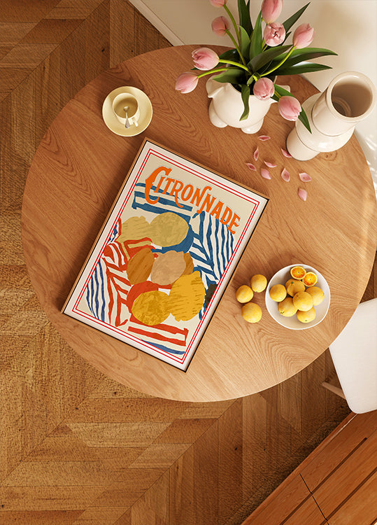 Citronnade Blue and Red Plakat