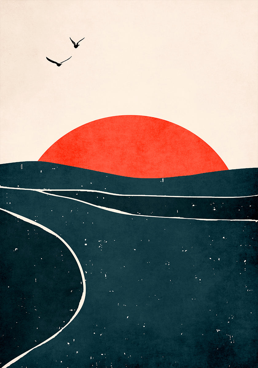 Dancing Seagulls Plakat