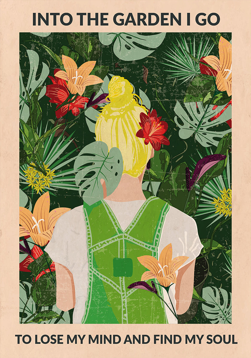 Into the Garden (blonde) Plakat