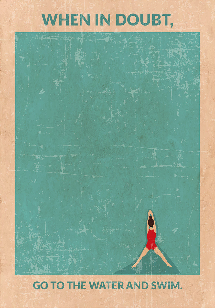 Open Water Standard Wall Art Plakat