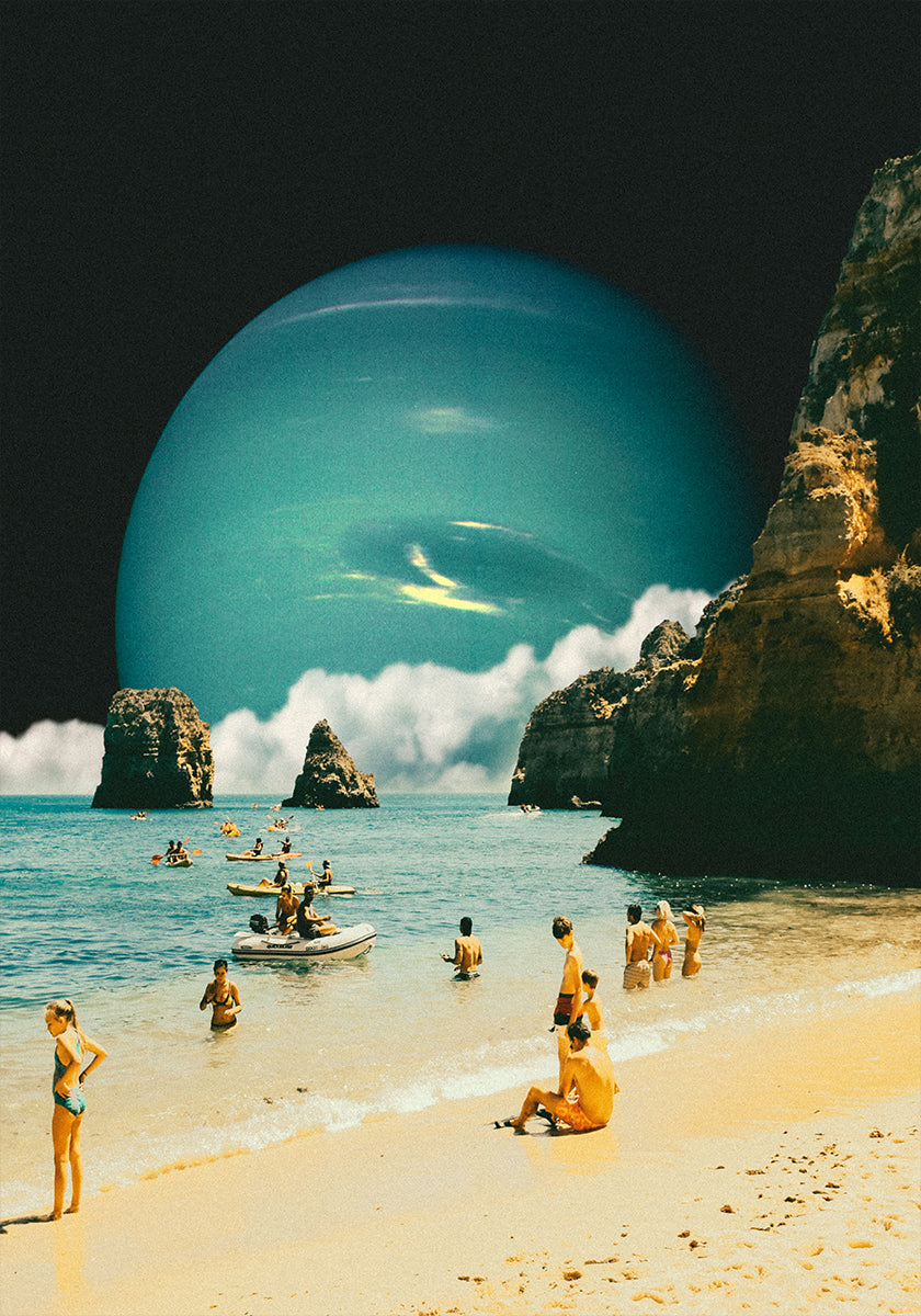 Space Beach Plakat